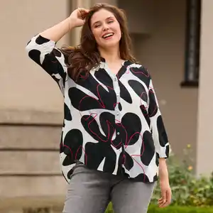 Damen-Bluse aus Viskose, große Größen