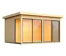 Bild 1 von Karibu Modernes Gartenhaus »Noelia 5« mit Schiebetür und Dacheindeckung, 38 mm