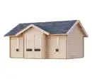 Bild 1 von Karibu Blockbohlen-Gartenhaus »Hator« mit Dacheindeckung, 38 mm