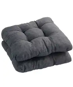 Komfortable Sitzkissen, grau melange