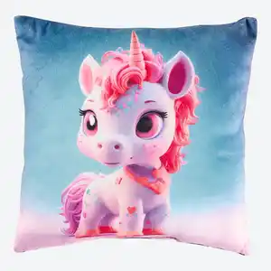 Dekokissen mit samtiger Oberfläche, ca. 30x30 cm