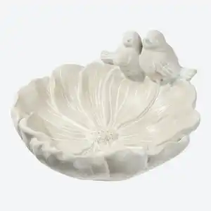 Vogeltränke aus Zement, ca. 25x22,5x10 cm