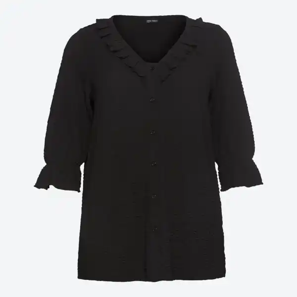 Bild 2 von Damen-Bluse mit Rüschen, große Größen