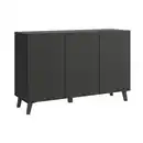 Bild 1 von Livetastic Sideboard, Schwarz, Holzwerkstoff, 6 Fächer, 120x76x39 cm, Fsc, stehend, Wohnzimmer, Kommoden & Sideboards, Sideboards