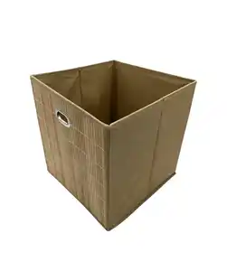 Aufbewahrungskorb mit Bambus, naturfarben