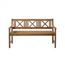 Bild 1 von Gartenbank Holz Rosenborg Teak 3er-Sitzer, Naturfarben