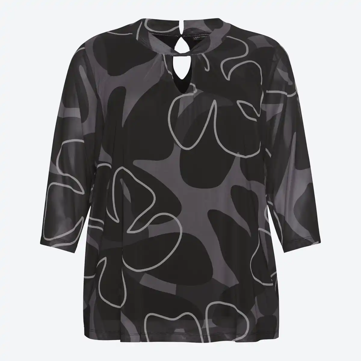 Bild 3 von Damen-Langarmshirt mit Stehkragen, große Größen