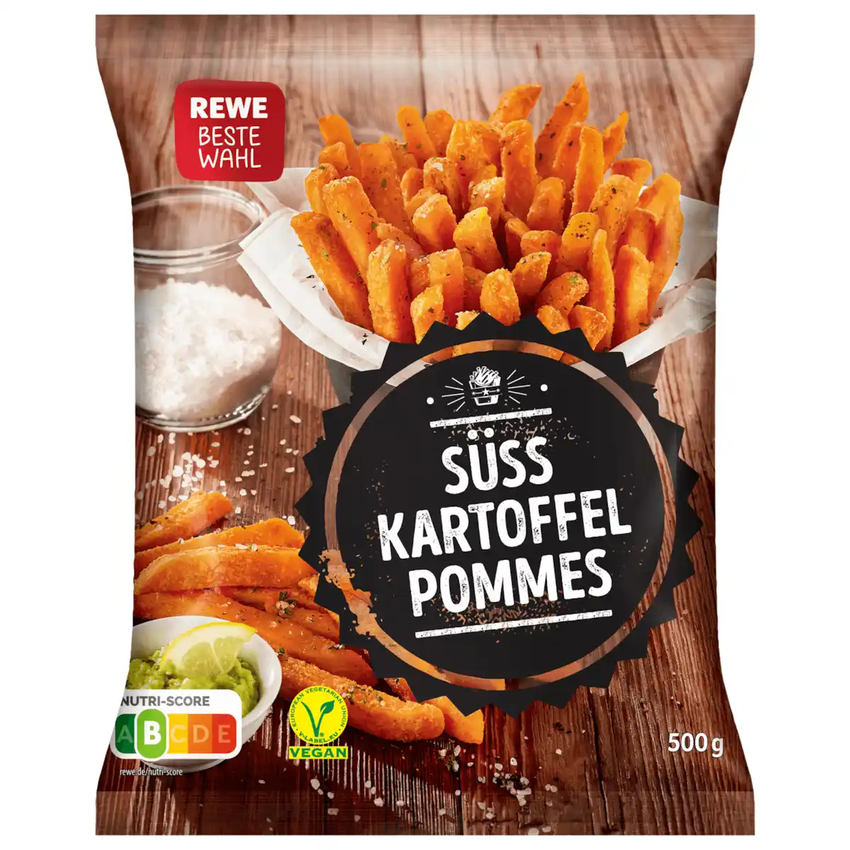 Bild 1 von REWE Beste Wahl Süsskartoffel Pommes 500g