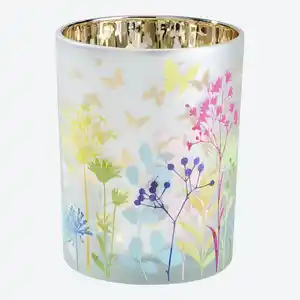Teelichthalter mit Schmetterlings-Design