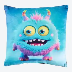 Dekokissen mit samtiger Oberfläche, ca. 30x30 cm