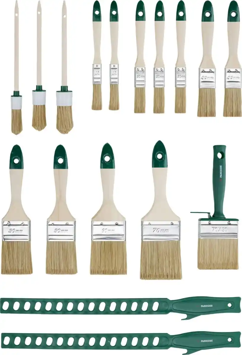 Bild 1 von PARKSIDE® Pinsel-Set Lasur, 17-teilig