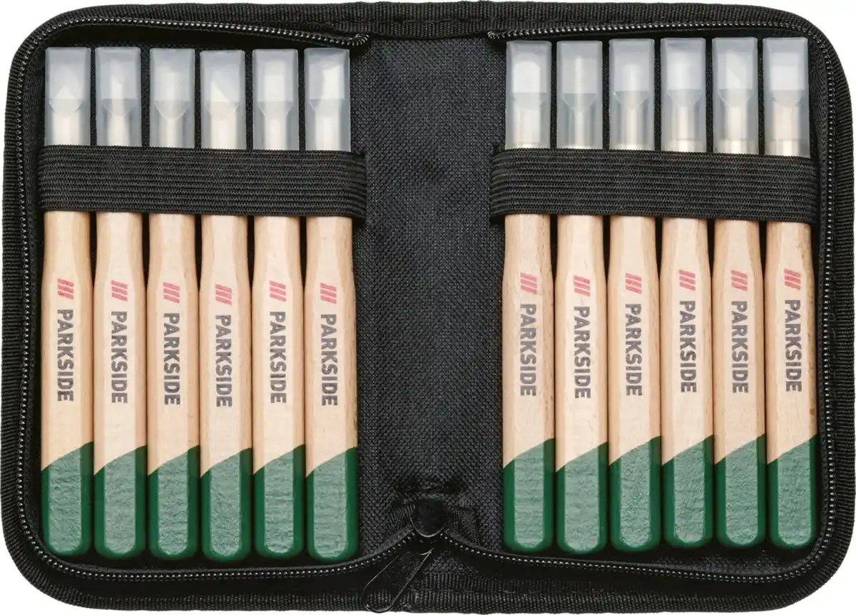 Bild 1 von PARKSIDE® Holzschnitz-Set, 12-teilig