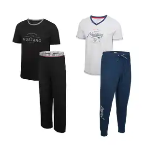 MUSTANG Herren-Pyjama, 2-teilig