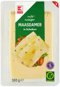 K-CLASSIC Maasdamer 45 % Fett i. Tr., 300-g-Packg.