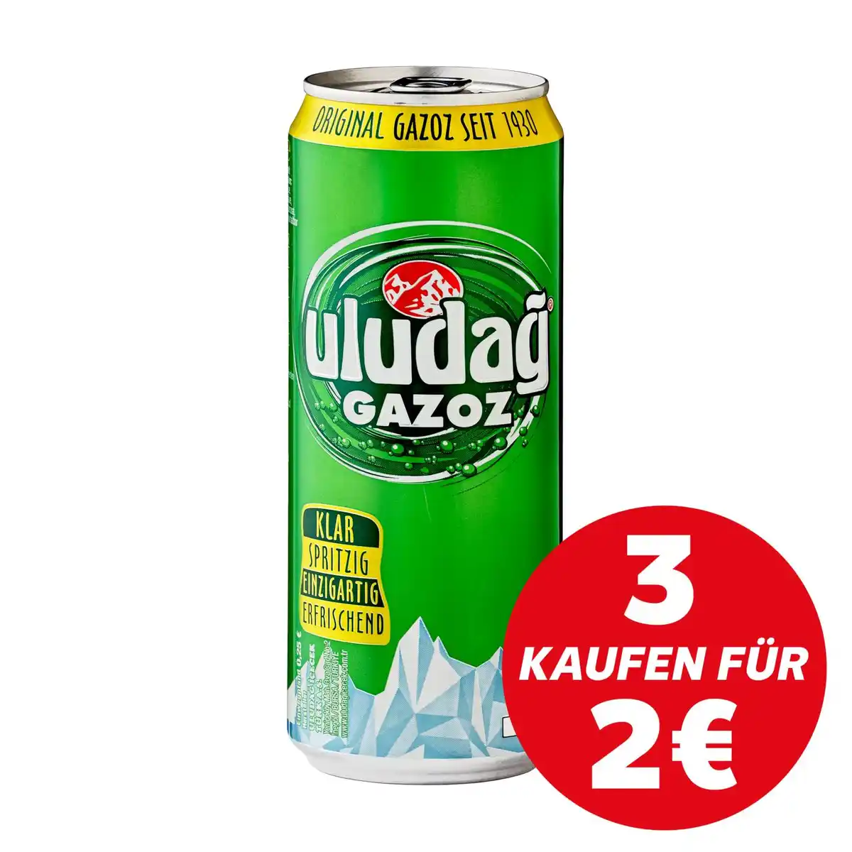 Bild 1 von ULUDAG Gazoz, 0,33-l-Dose