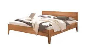 Massivholzbett 180 x 200 cm Wildeiche geölt - VEGARD