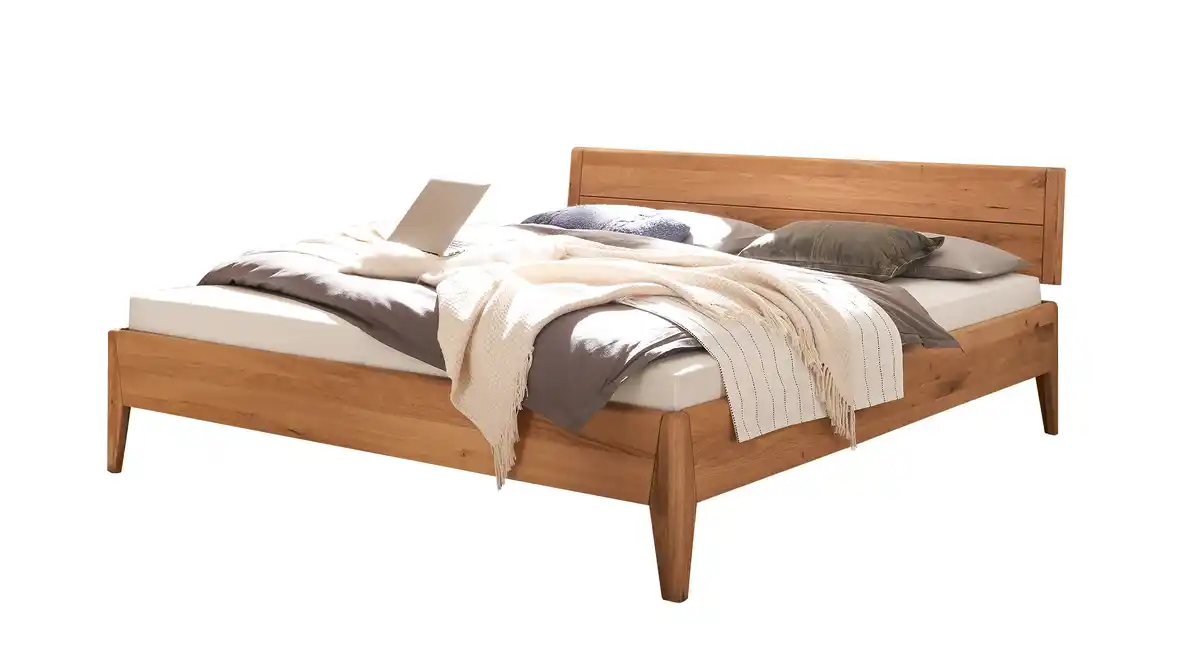 Bild 1 von Massivholzbett 180 x 200 cm Wildeiche geölt - VEGARD