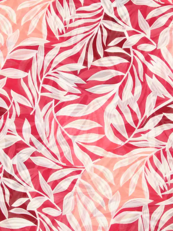 Bild 2 von Damen Loop mit Blütenprint Rot