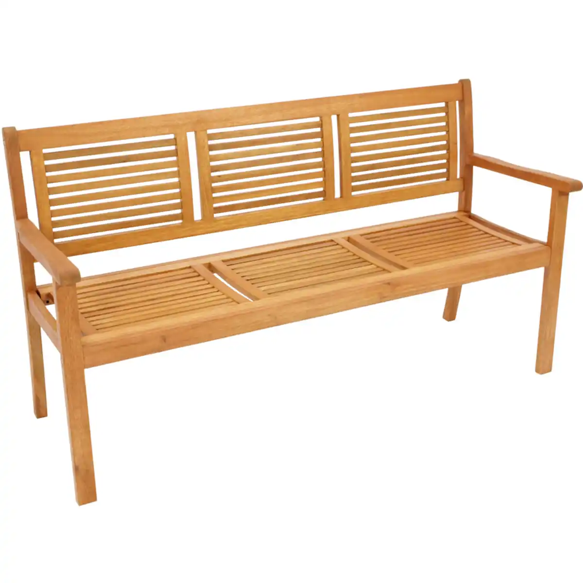 Bild 1 von Gartenbank 3-Sitzer aus Eukalyptusholz, geölte Oberfläche