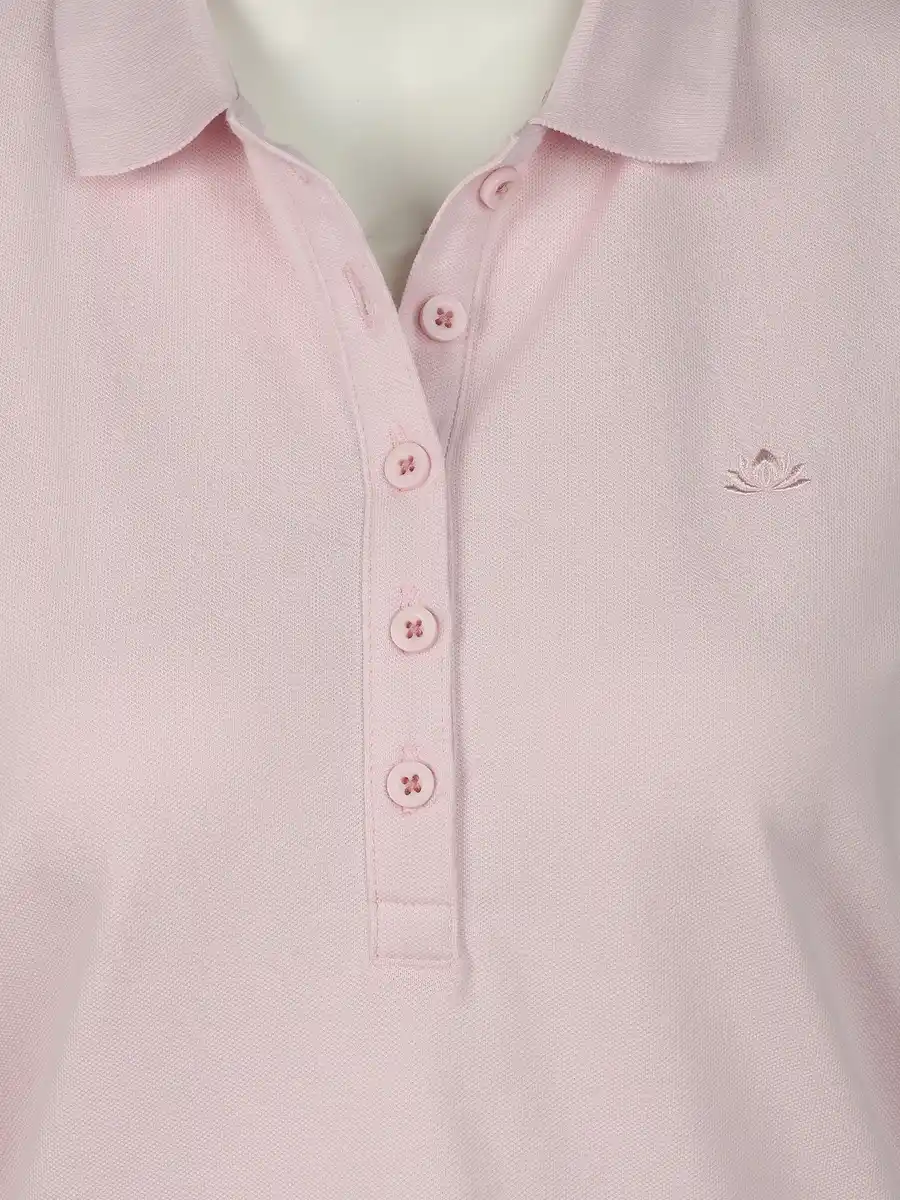 Bild 3 von Damen Poloshirt mit Stickerei Rosa