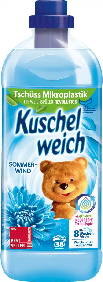 Bild 1 von Kuschelweich Weichspüler Sommerwind, 1 l