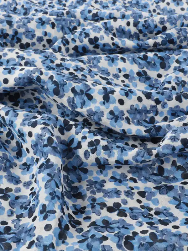 Bild 2 von Damen Loop mit Minimalprint Blau