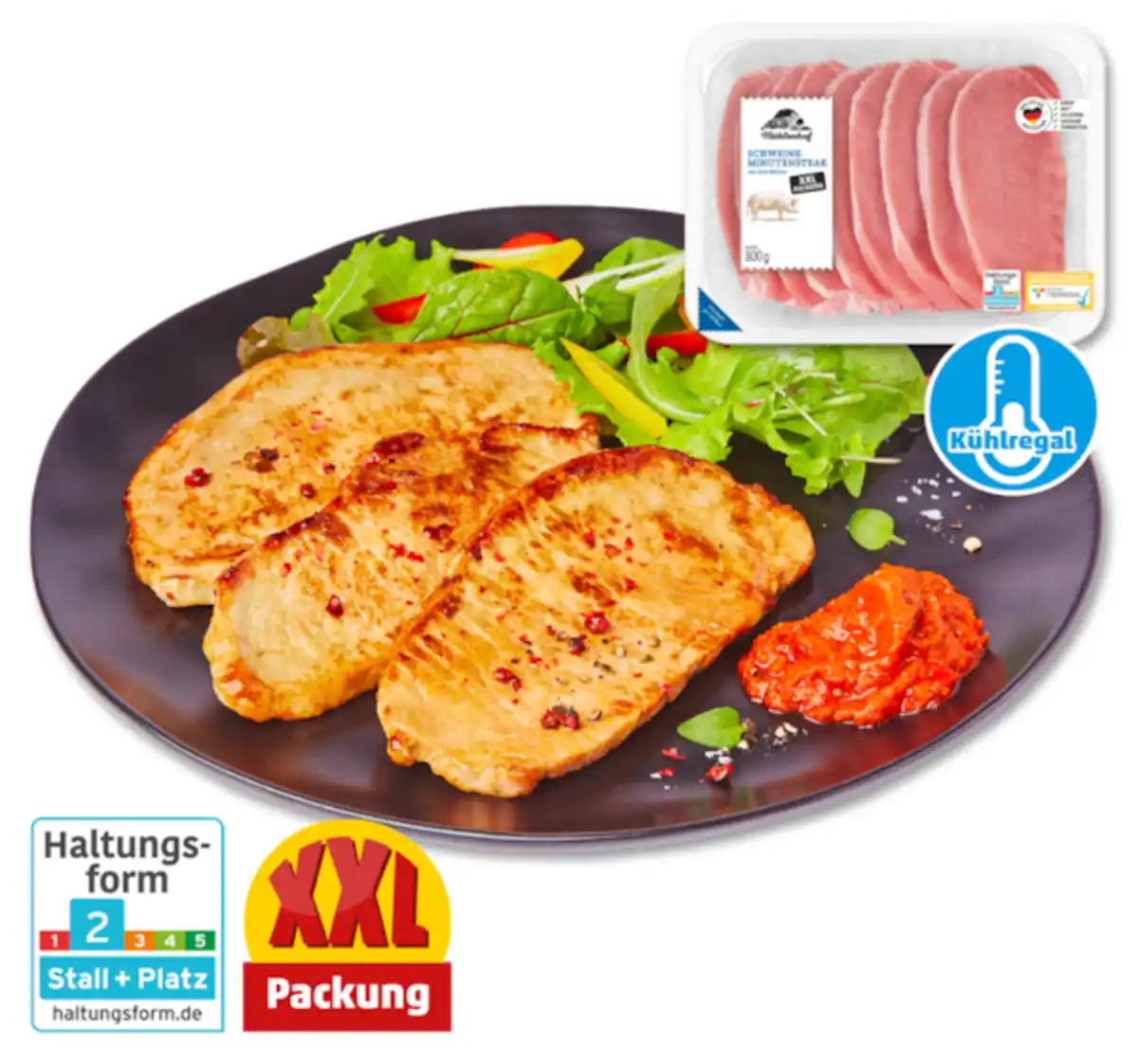 Bild 1 von MÜHLENHOF Frische Schweine-Minutensteaks*