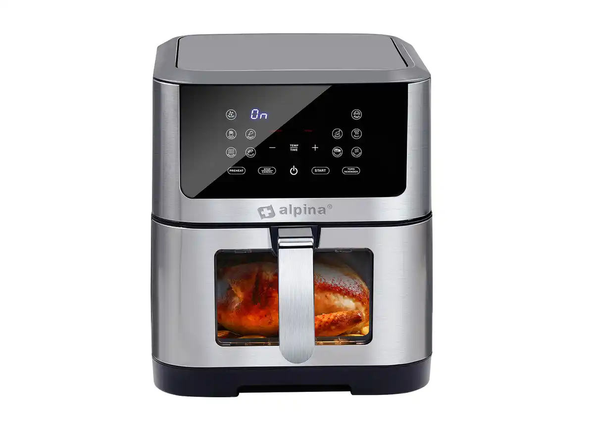 Bild 1 von Alpina Heißluftfritteuse 10 voreingestellte Garprogramme