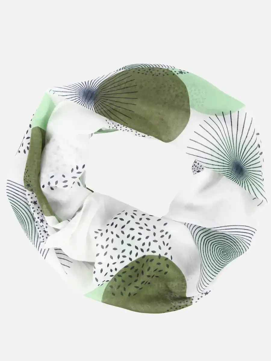 Bild 1 von Damen Loop mit Kreisen Oliv