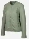 Bild 3 von Damen Kunstlederjacke mit Stehkragen Grün
