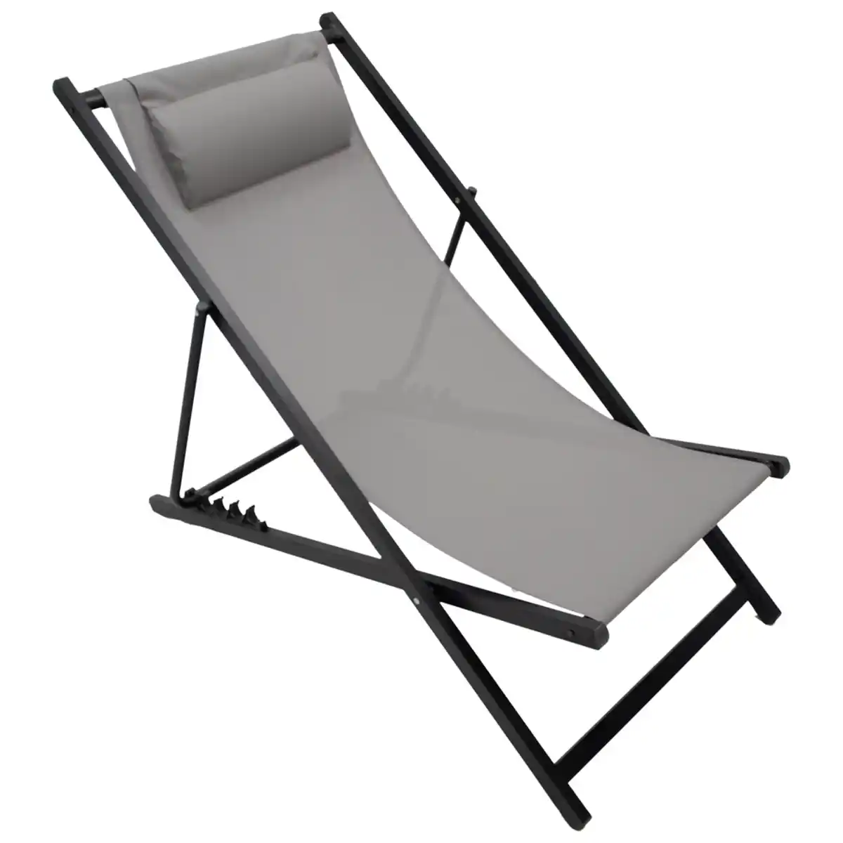 Bild 1 von Klappbarer Liegestuhl 2er-Set Aluminium und Textilgewebe