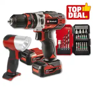 EINHELL Akku-Bohrschrauber-Set TE-CD12/1Li+22+CL*