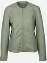 Bild 1 von Damen Kunstlederjacke mit Stehkragen Grün