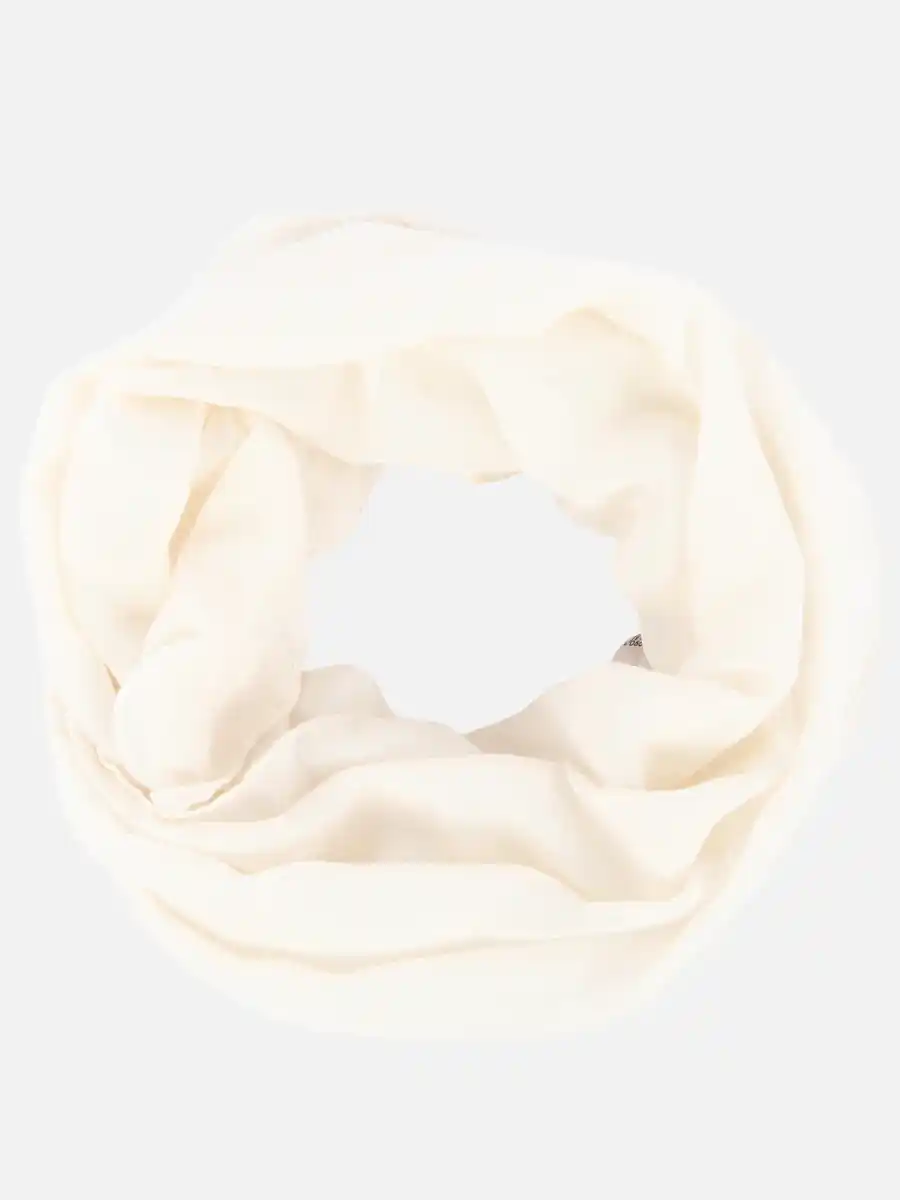 Bild 1 von Damen Loop einfarbig mit Struktur Weiß