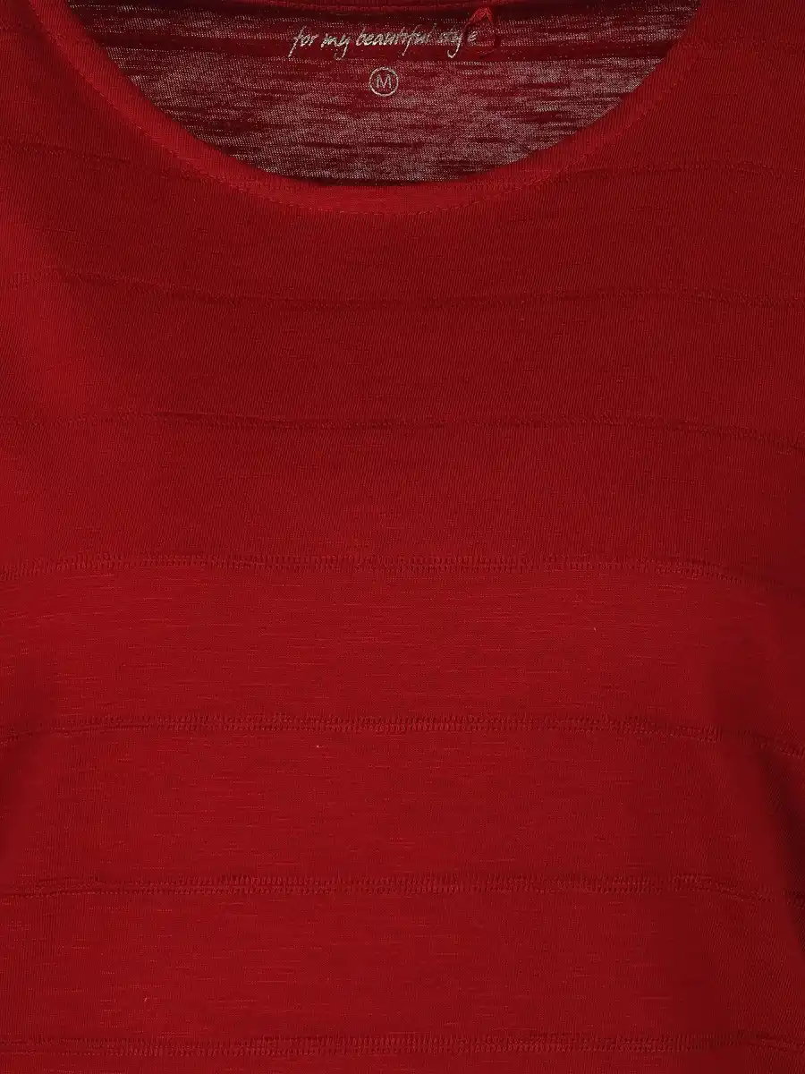 Bild 3 von Damen Strukturshirt Rot
