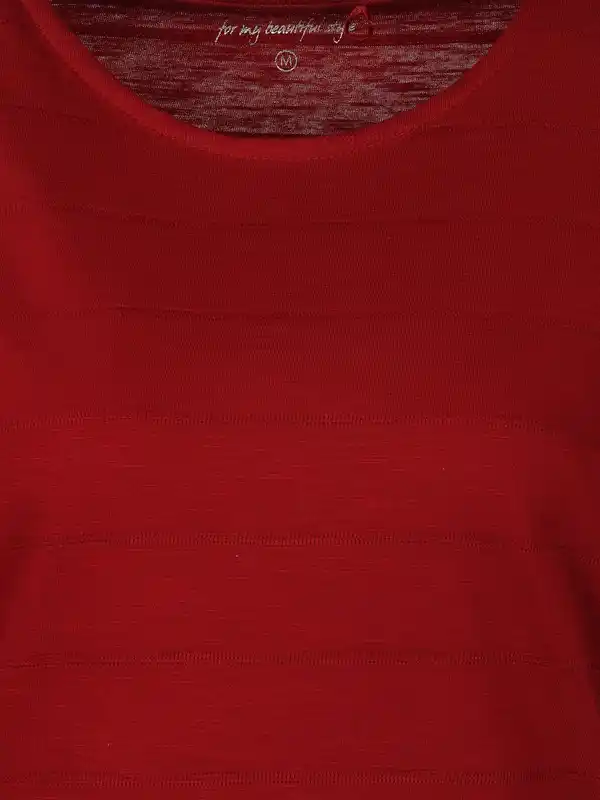 Bild 3 von Damen Strukturshirt Rot