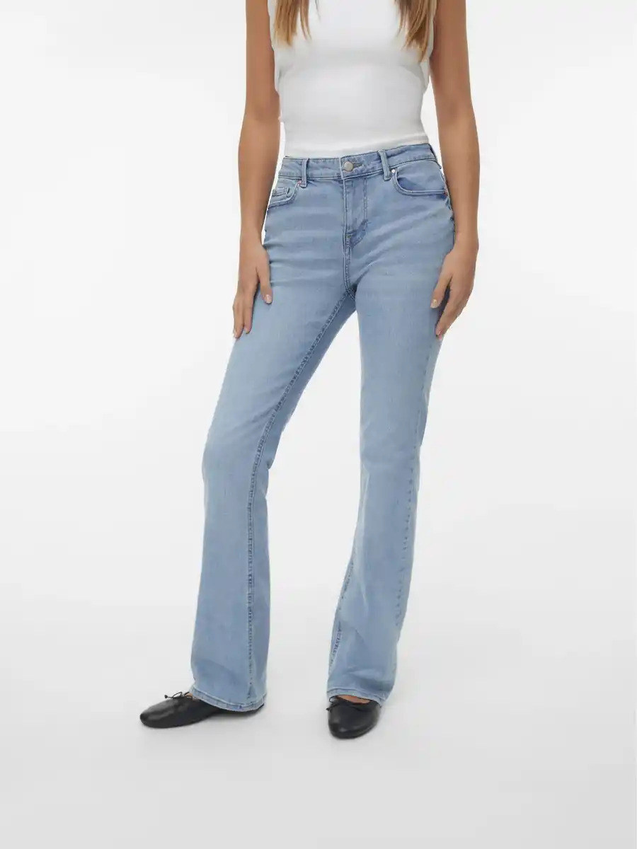 Bild 1 von Vero Moda VMFLASH MR FLARED POC Jeans Blau