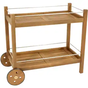 Servierwagen aus Akazienholz
