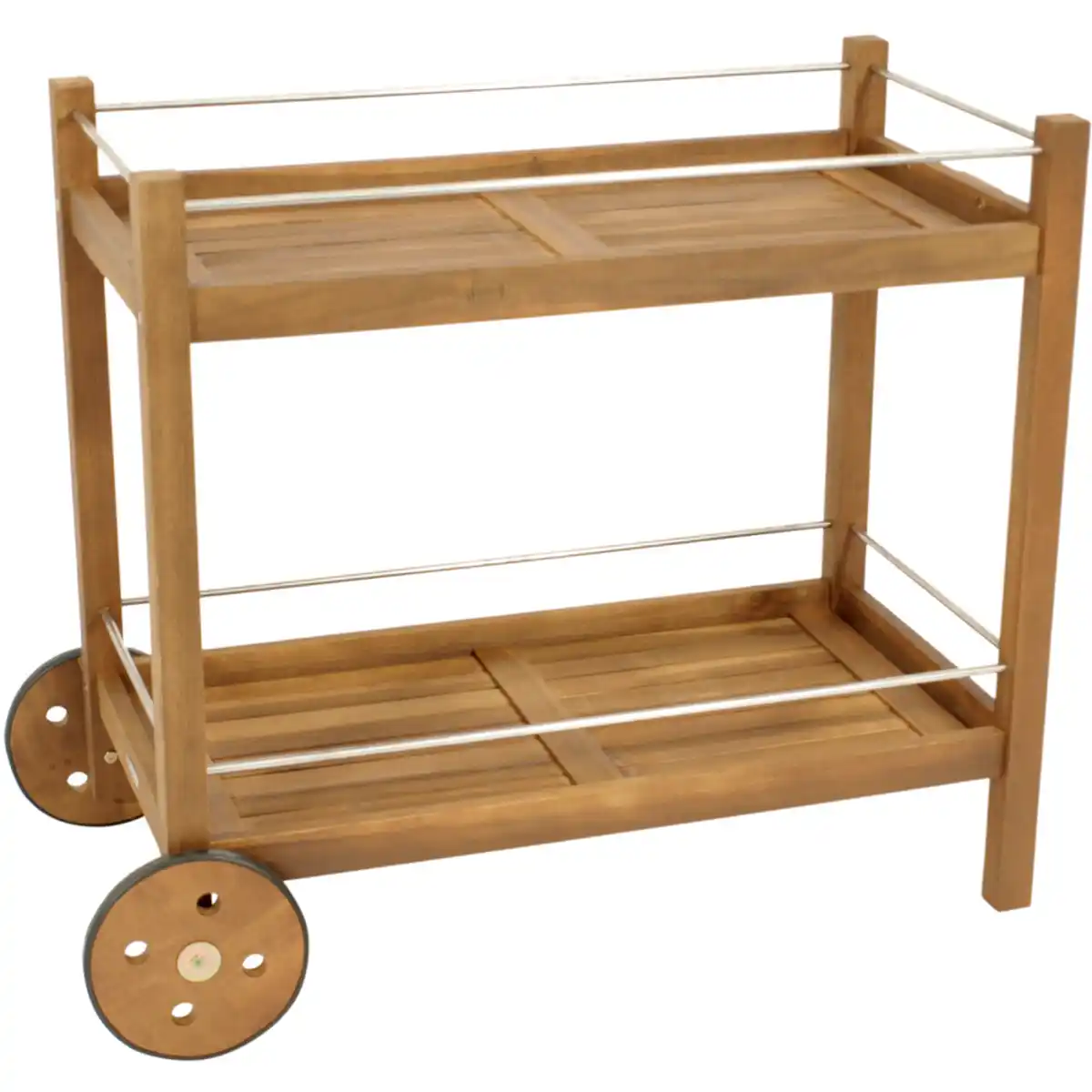 Bild 1 von Servierwagen aus Akazienholz