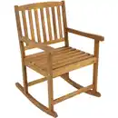 Bild 1 von Schaukelstuhl aus Akazienholz, Oberfläche geölt