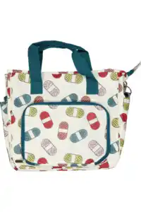 Stricktasche - Weiß, Weiß, One size