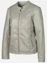 Bild 2 von Damen Kunstlederjacke Grau