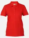 Bild 1 von Damen Poloshirt mit Stickerei Rot