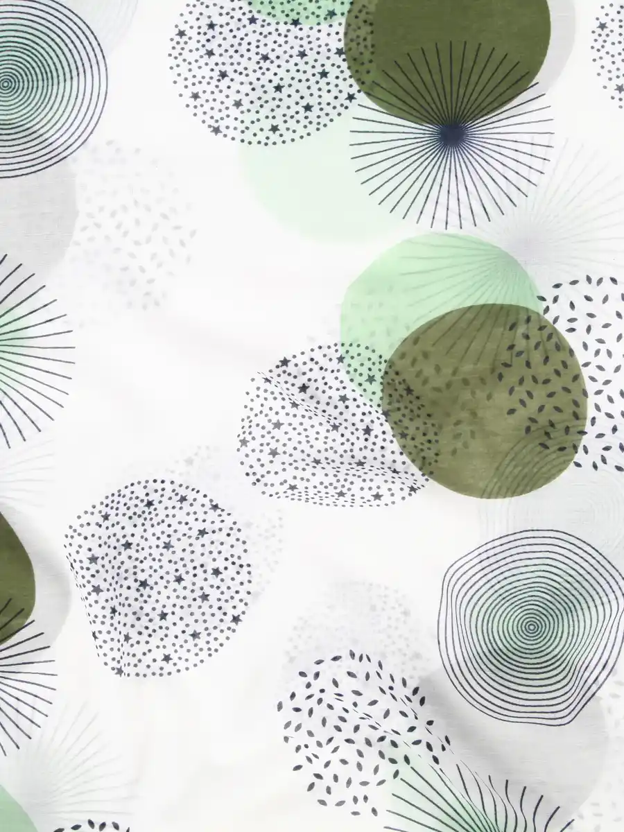 Bild 2 von Damen Loop mit Kreisen Oliv