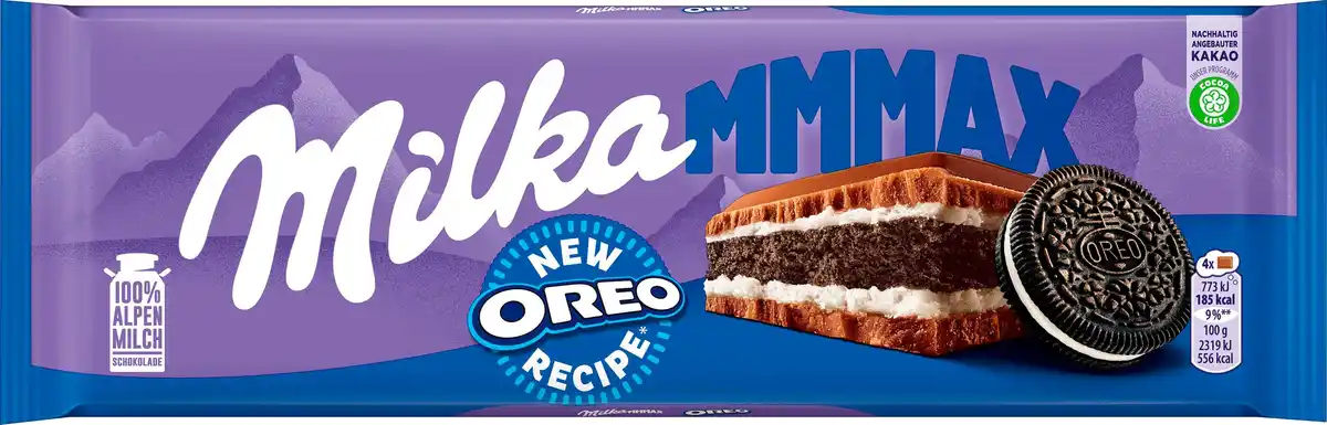 Bild 1 von Milka Schokoladentafel Milch mit Keks, 300 g