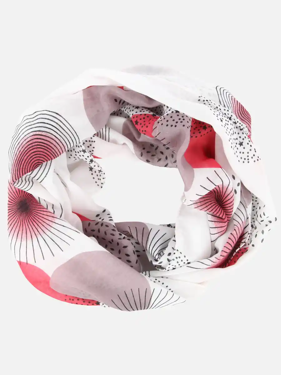 Bild 1 von Damen Loop mit Kreisen Rot