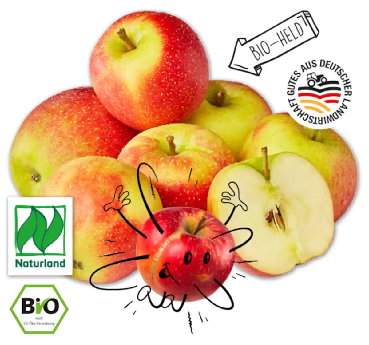 Bild 1 von NATURGUT Deutsche Bio-Äpfel*