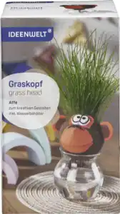 IDEENWELT Graskopf Affe