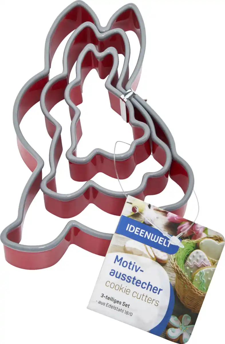 Bild 1 von IDEENWELT 3er Set Motivausstecher Hase