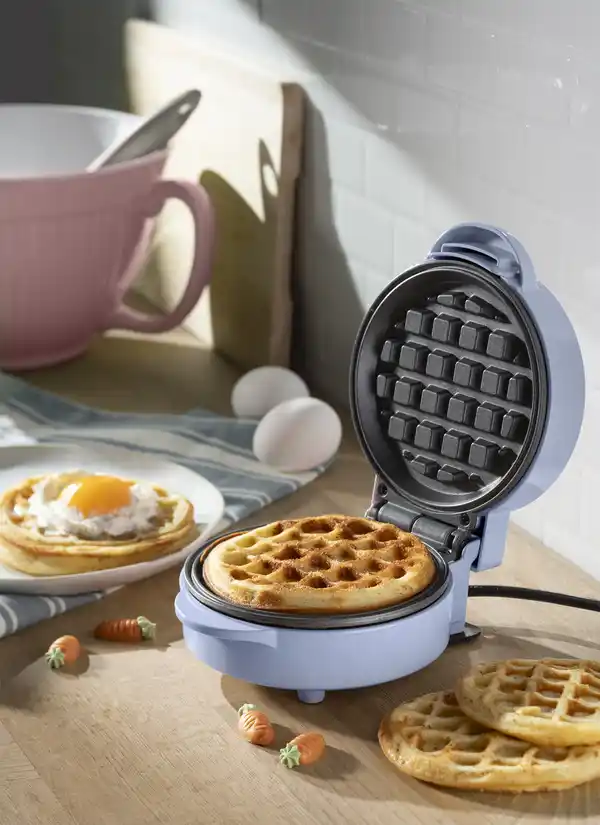 Bild 4 von IDEENWELT Mini-Waffeleisen blau
